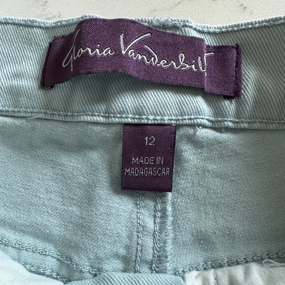 NWT Gloria Vanderbilt Womens Amanda Original Slimming Tapered Classic Jeans s 12 - Picture 3 of 13